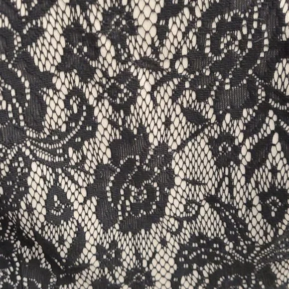 Sweet Storm Black and Beige Dress - Picture 6 of 9